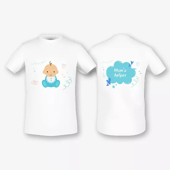 T-shirt template for baby