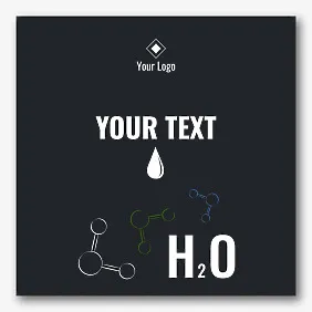 Water Bottle Label template
