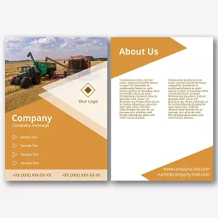 Agronomist Leaflet Template