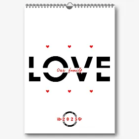 Our Family Calendar template