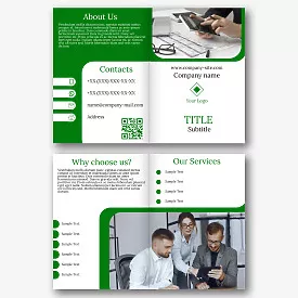Consulting company booklet template