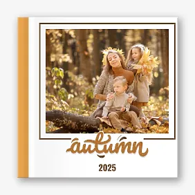 Autumn photo Book template