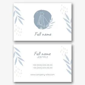 Tailor-stylist business card template