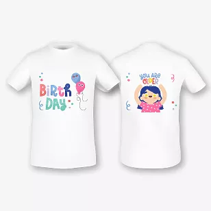 Children's Birthday T-shirt Template