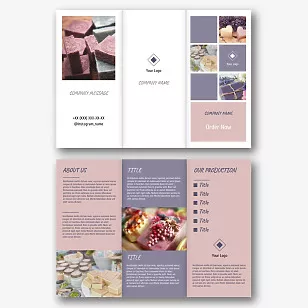 Soap Manufacturer's Booklet Template
