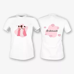 Bridesmaid T-shirt Template