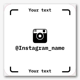 Instagram Sticker Template