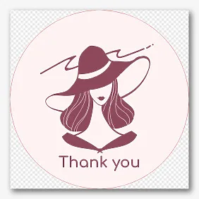 Beauty salon sticker template
