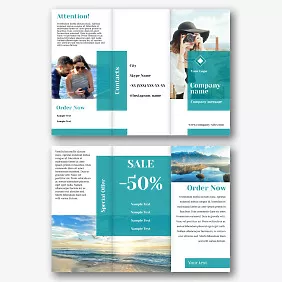 Tour operator's booklet template