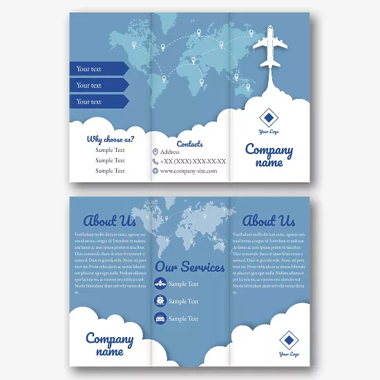 Airline Brochure Template