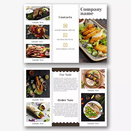 Restaurant Brochure Template