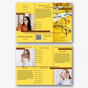 Optics Salon booklet template