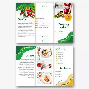 Eco-products supplier booklet template