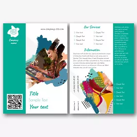 Art Exhibition Leaflet Template