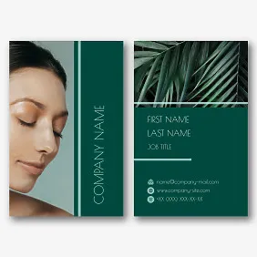 Cosmetologist's business card template