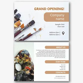 Art School Flyer Template